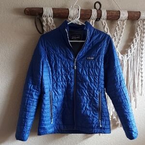 Patagonia Nano Puff Women's M Blue Quilted Jacket